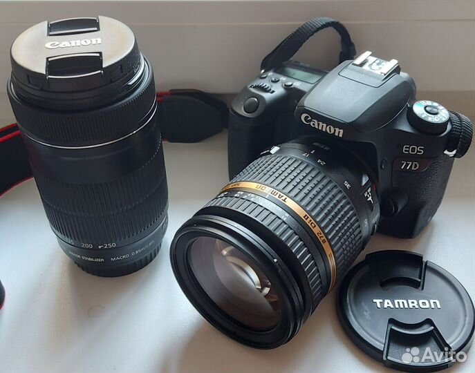 Canon Eos 77D (+3 объектива)
