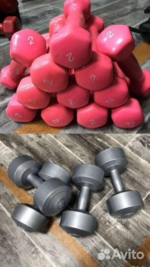 Спортивный инвентарь утяжелители гантели стойки