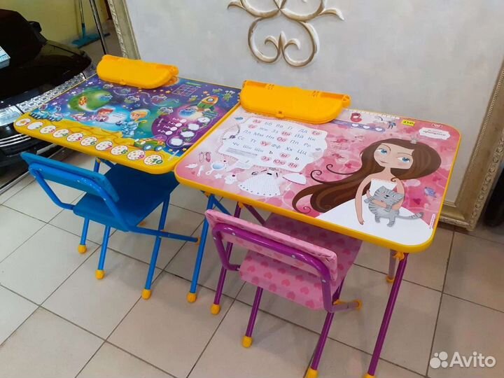 Стол и стульчик ника кидс (комплект детской мебели