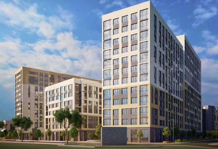 Квартира-студия, 35,9 м², 2/14 эт.