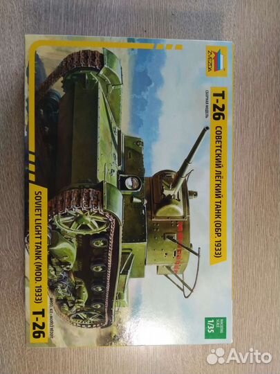 Сборная модель танка 1 35