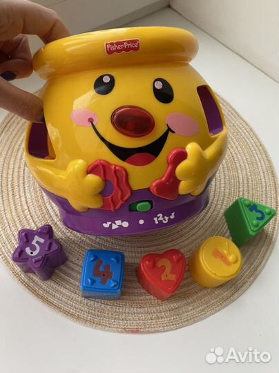 Веселый горшочек Fisher Price, робот Бибо, пианино