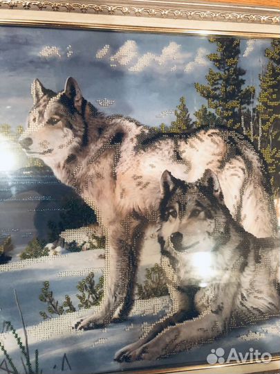 Картина из бисера ручная работа