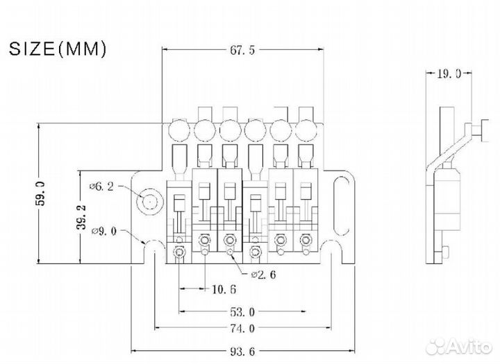 Floyd Rose Новый Чёрный с доставкой