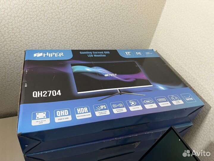 Новый Игровые Монитор 27 Hiper 2 k QHD IPS
