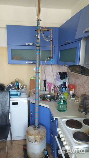 Ректификационная колонна 1,5 дюйма, медная