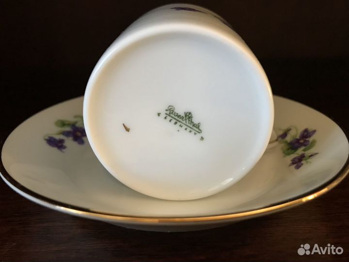 Кофейная пара. Антикварная. Rosenthal