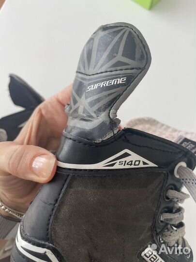Хоккейные коньки bauer 29,5 рамер
