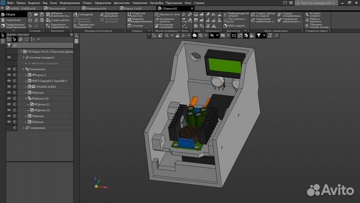 Чертежи autocad, компас 3D