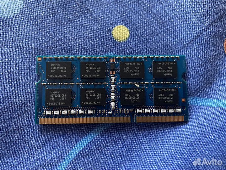 Оперативная память Hunix 4GB DDR3 1600 sodimm