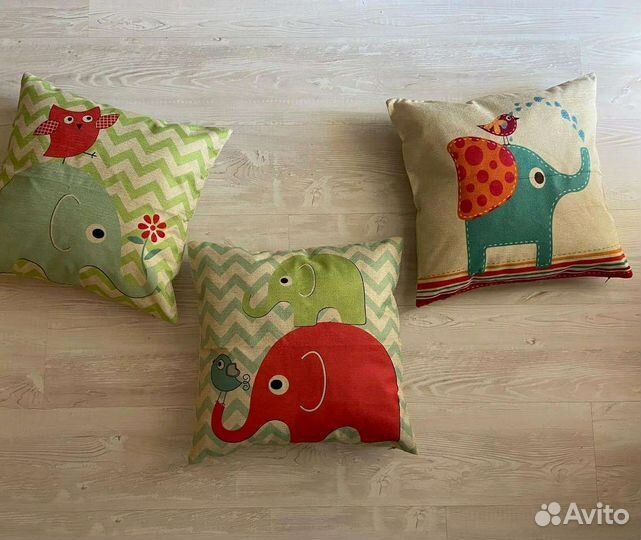 Подушка декоративная детская с наволочкой