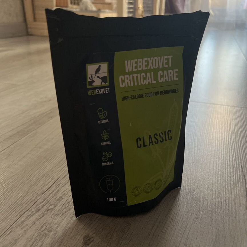 Webexovet critical care корм