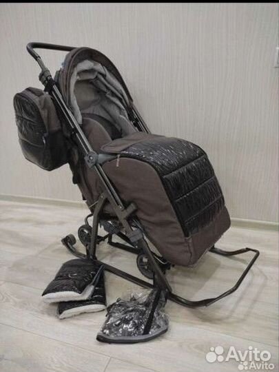 Детские санки коляска