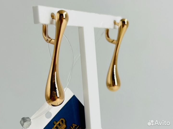 Золотые серьги