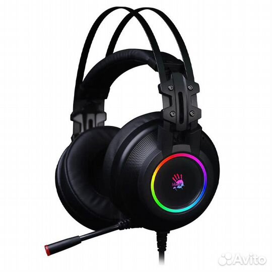 Наушники с микрофоном A4Tech Bloody G528C черные