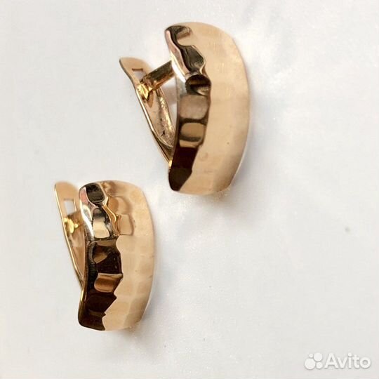 Золотые серьги 585 пробы