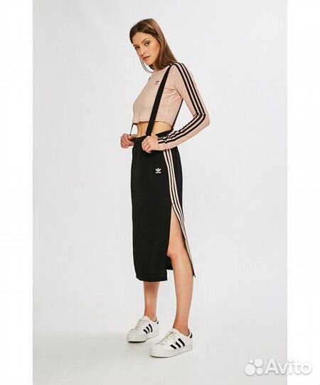 Укороченный лонгслив adidas(оригинал)