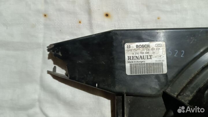 Вентилятор охлаждения renault