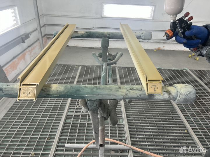 Порошковая покраска алюминиевого профиля