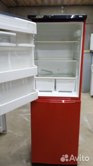 Красный холодилк Stinol No Frost доставка грузчики