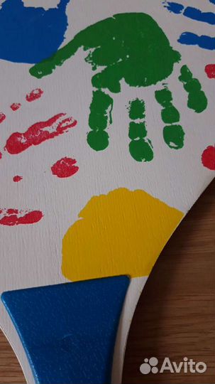 Набор для пляжного бадминтона с деревянными ракетк