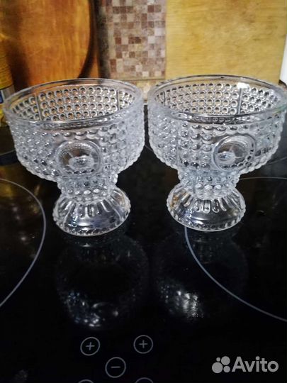 Чайники со свистком, креманки, жаровня