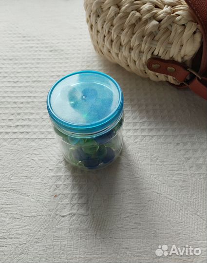 Шарики стеклянные в аквариум или цветы новое 46 шт