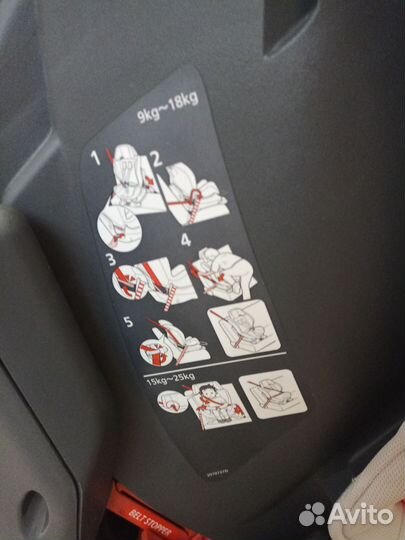 Автокресло carmate swing moon (9-25 кг)