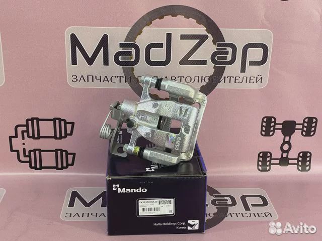 Суппорт тормозной задний левый Solaris 1 Rio 3