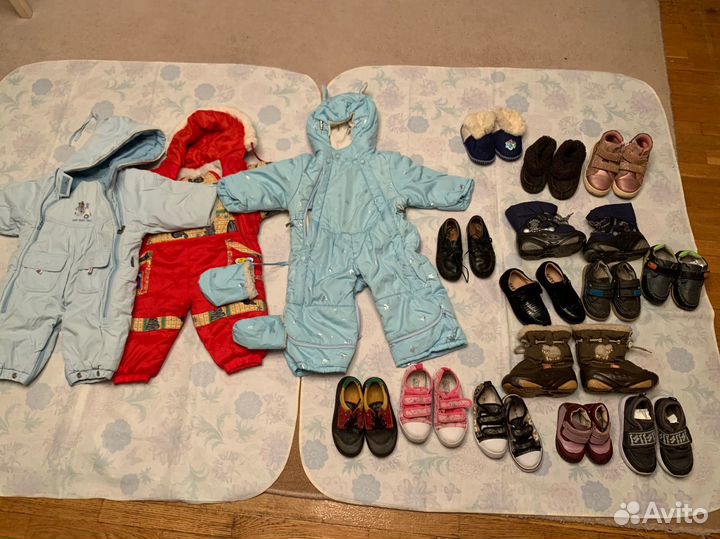 Гора вещей для новорожденных и не только