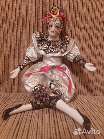 Кукла коллекционная Арлекин