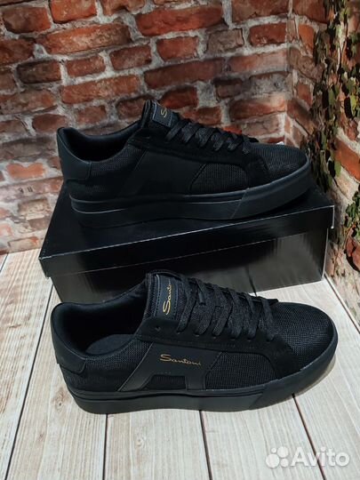 Мужские классические кеды Santoni