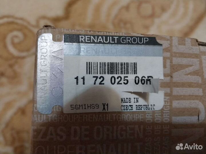 Ремень и ролик для 1.5 dci k9k