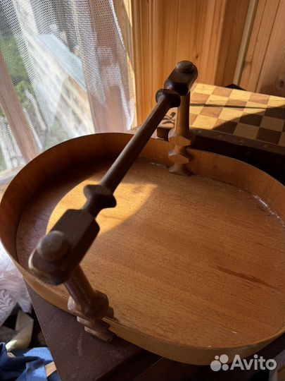 Корзинка деревянная поднос деревянный