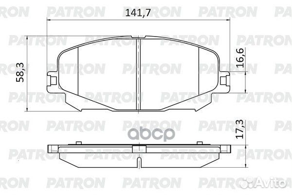 Колодки тормозные дисковые перед. (с-ма Sumitom