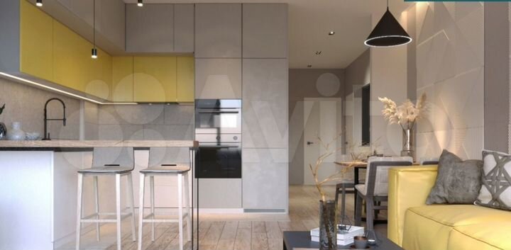 2-к. квартира, 53,8 м², 5/24 эт.