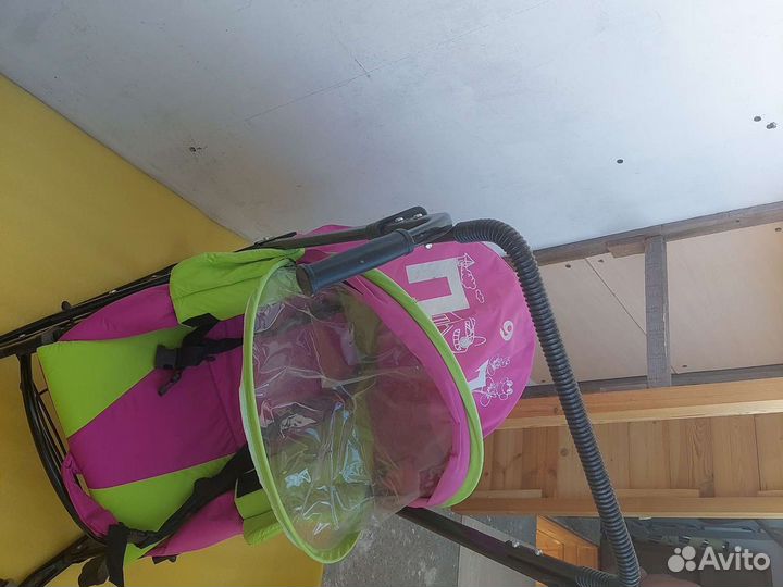 Детские санки коляска с колесами