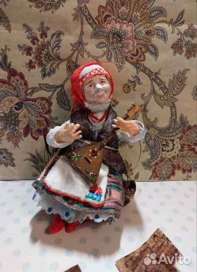 Игрушка на ёлку Баба Яга