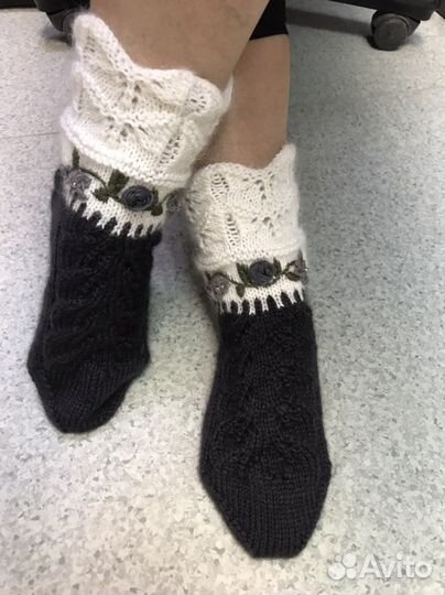 Ажурные носки женские