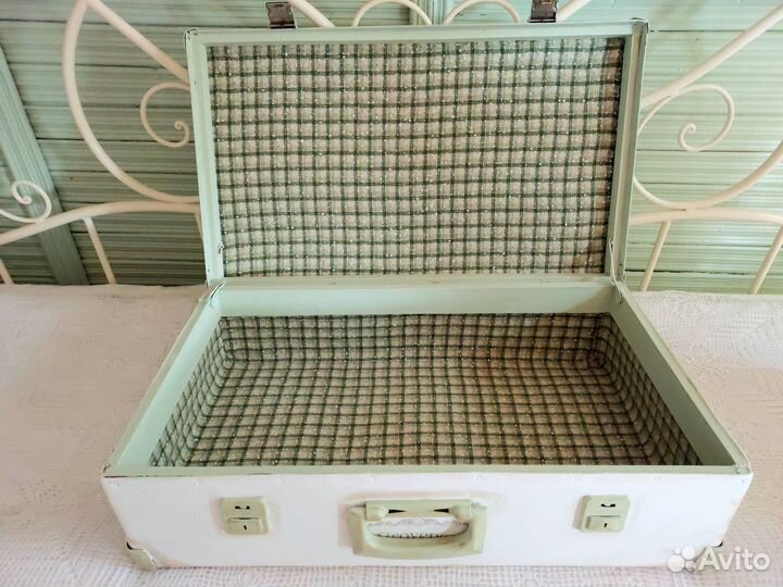 Чемодан винтажный фибровый СССР