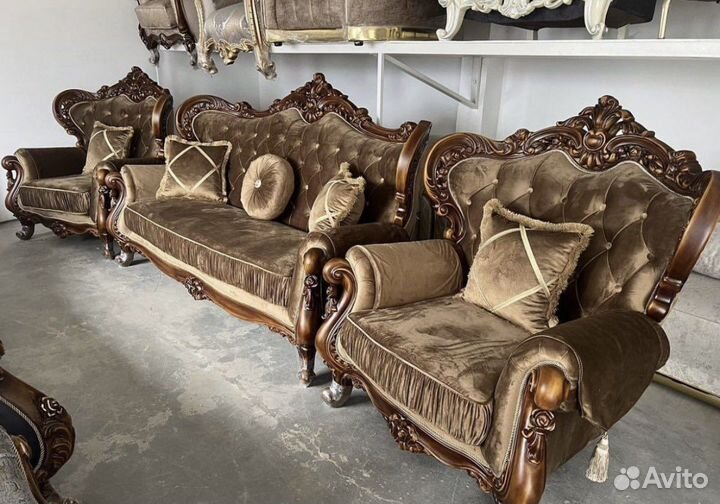 Диван и 2 кресла