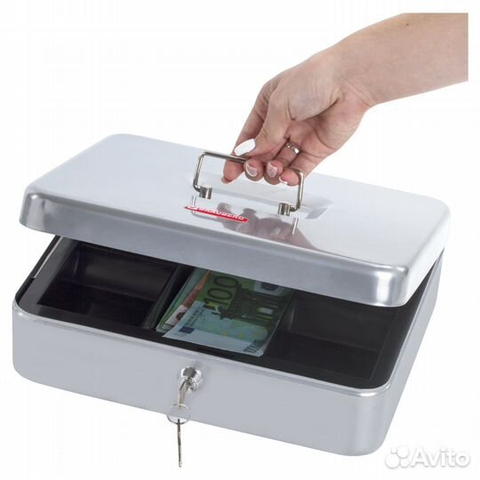 Кэшбокс 9х24х30, ключевой замок, цвет 