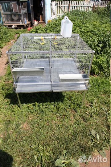 Клетка для кур до 16 голов на каркасе