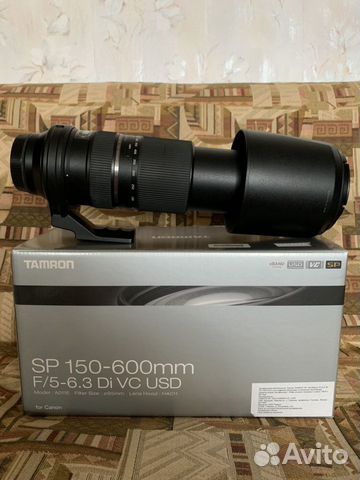 Tamron sp 150-600mm f/5-6.3 di vc usd canon