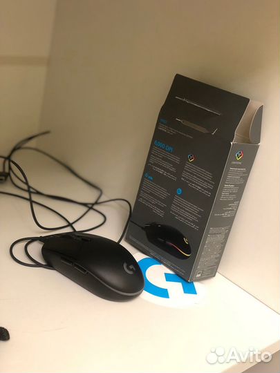 Компьютерная игровая мышь logitech g102 lighsyns