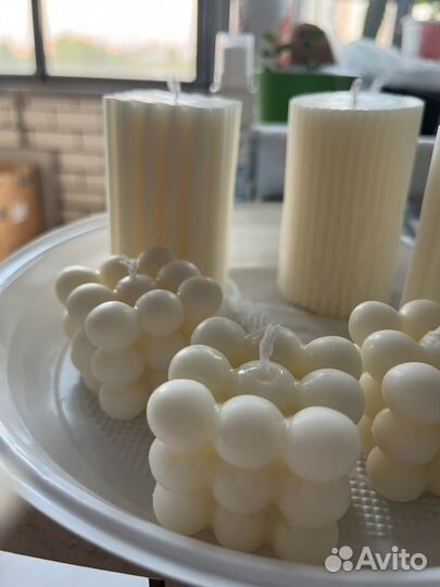 Ароматическая свеча ручной работы