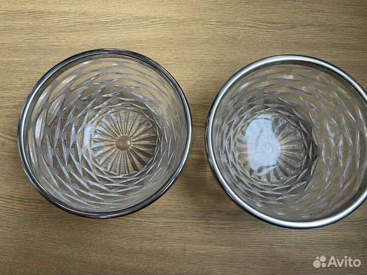 Тарелка салатница хрусталь