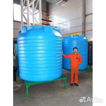 Бак круглый для водоснабжения 3000л