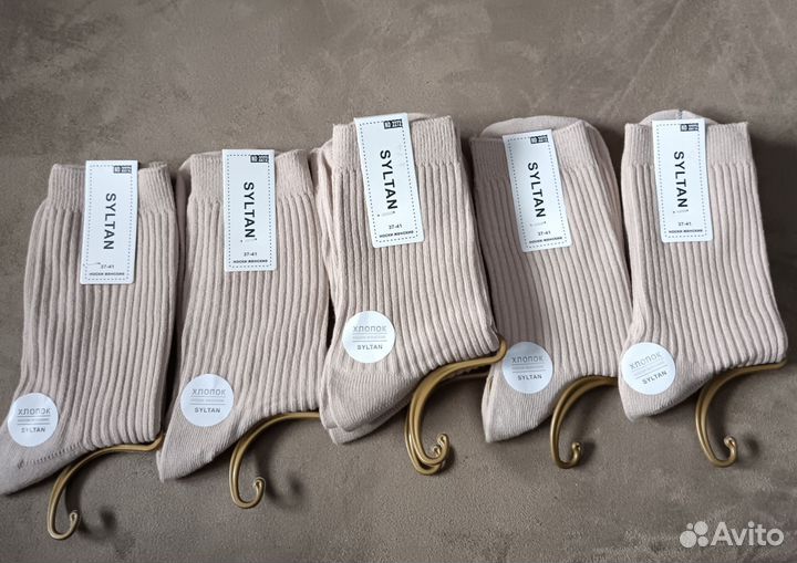 Носки хлопок 5 пар, размер 36-41