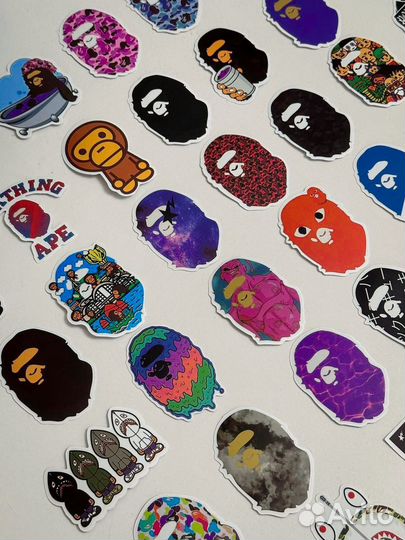 Наклейки Bape